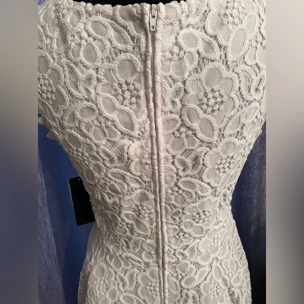 NWT White lace dress - Picture 4 of 8